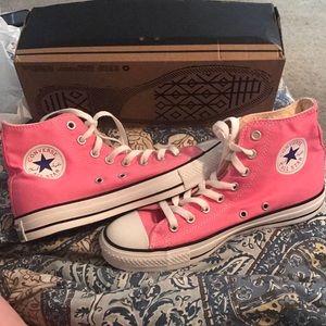 Pink high tops